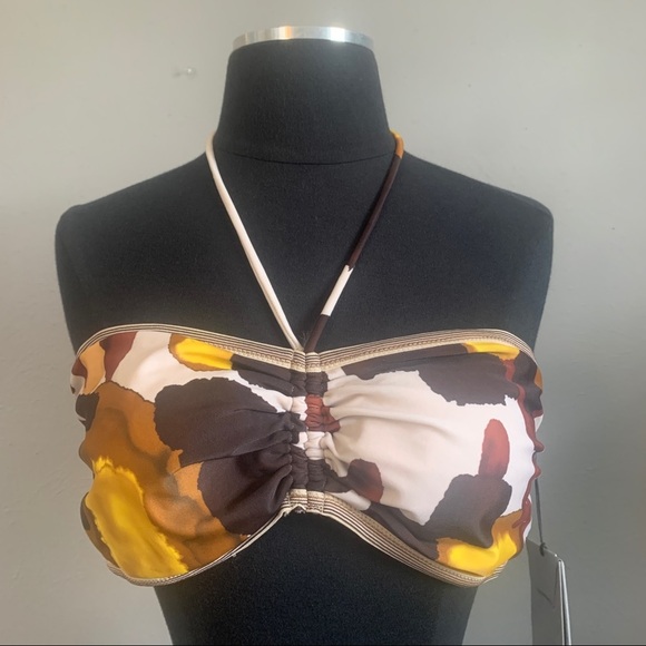 Chris Benz Halter Bikini Two Pieces Swimsuit Size XL - Picture 3 of 15